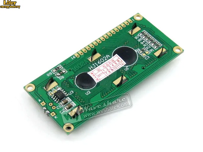 3 В желтая подсветка LCD1602 16x2 символов Дисплей TN/STN Modulewith KS0066 (/HD44780) драйвер в