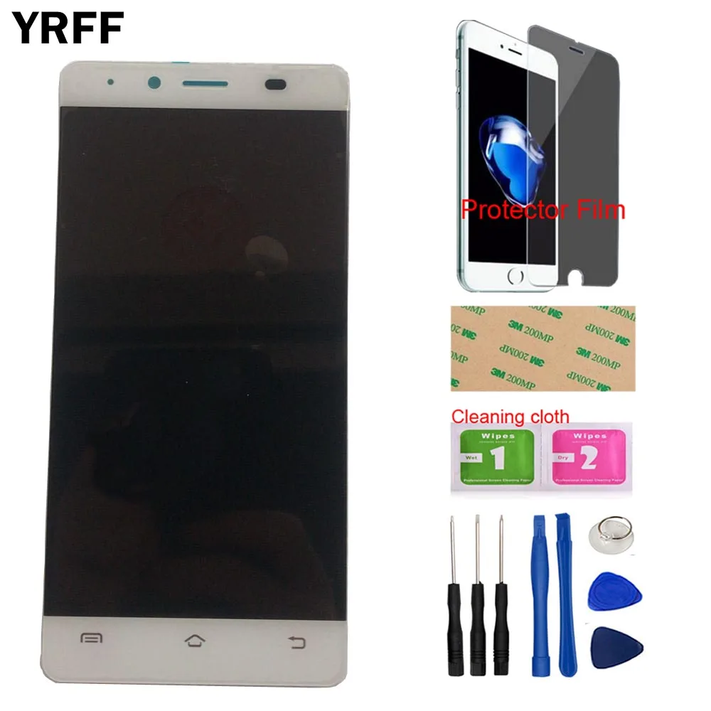 ЖК дисплей YRFF для BQ 5060 BQS S + сенсорный экран сборки сменные инструменты защитная