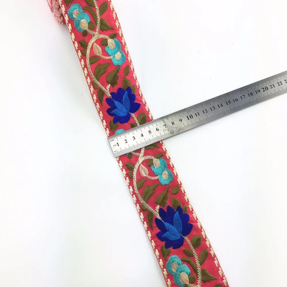 Width 6cm Ethnic Embroidery Crochet Lace Sewing Trim Miao Dress /Bags Fabic Ribbon For DIY Clothes | Дом и сад