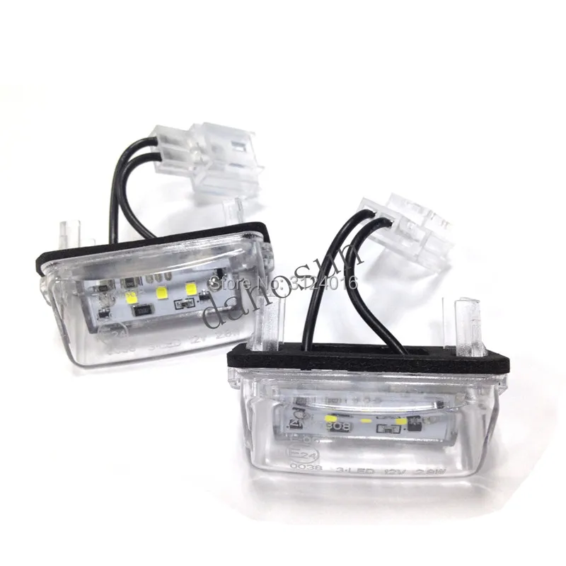 2PC x dahosun LED License Plate Light Lamps For PICASSO P106 P107 P1007 P205 P206 P306 P307 P308 P3008 P405 P406 P407 P5008 P605 |