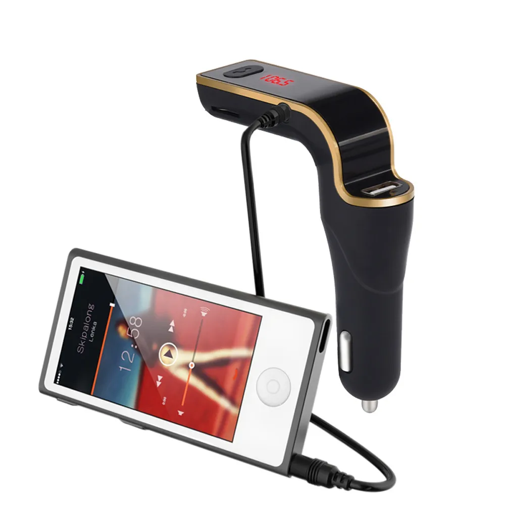 2019 Лидер продаж многофункциональный автомобильный fm трансмиттер Bluetooth Hands free ЖК