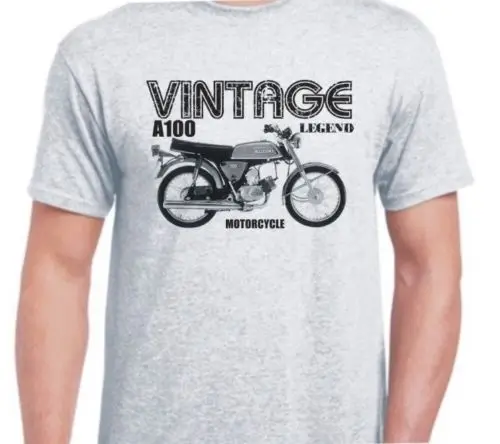 

Men Designer Clothes O-Neck Style Hip-Hop Tees Japanese Motorbike A100 Inspired Vintage Motorcycle Classic Biker Shirt Tshirt