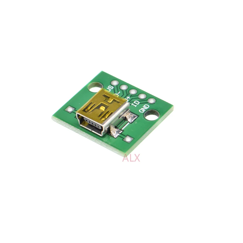 10 шт. адаптер для розетки MINI USB 2 54 мм 5 контактов 5p | Обустройство дома