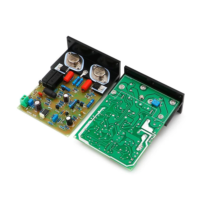 SUQIYA-Реплика QUAD405 имитация страны усилитель мощности готовая плата двухканальный с радиатором 100 Вт+ 100 Вт 8R