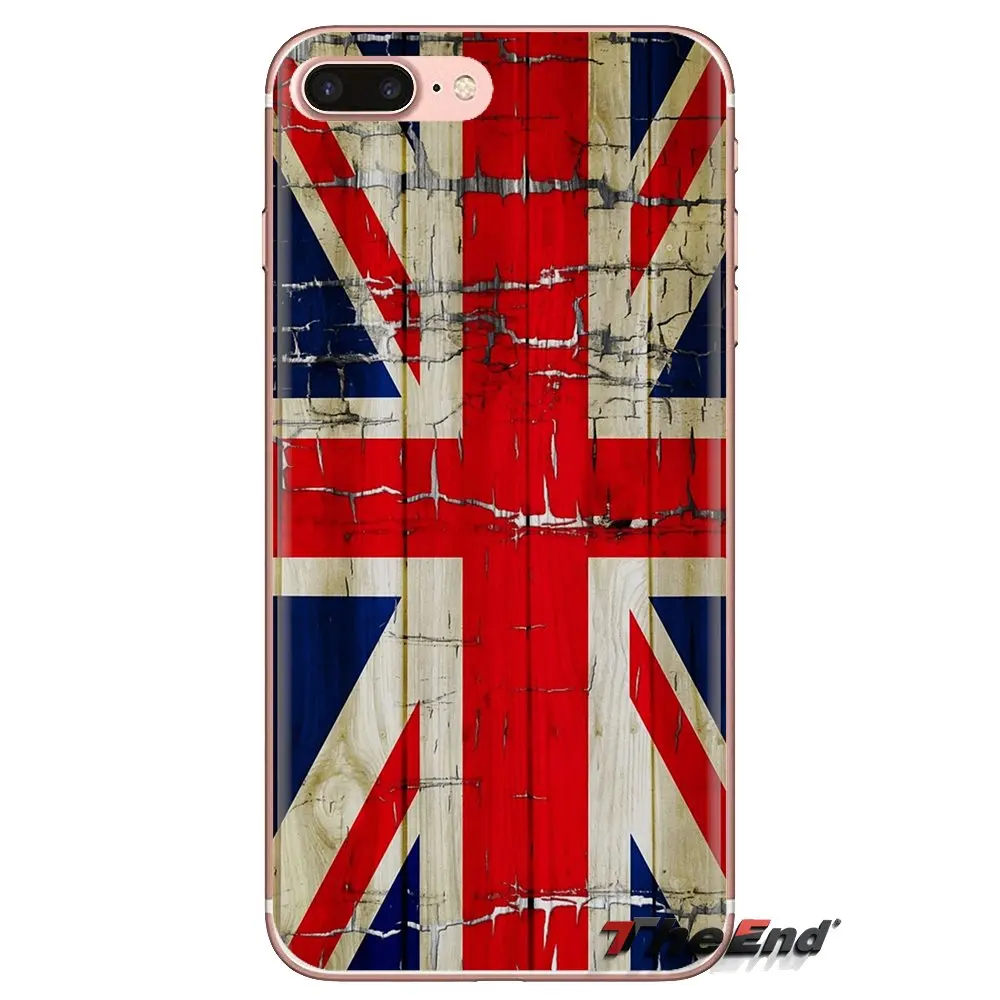 For Xiaomi Mi3 Samsung A10 A30 A40 A50 A60 A70 Galaxy S2 Note 2 Grand Core Prime Soft Transparent Shell Covers england uk flag |