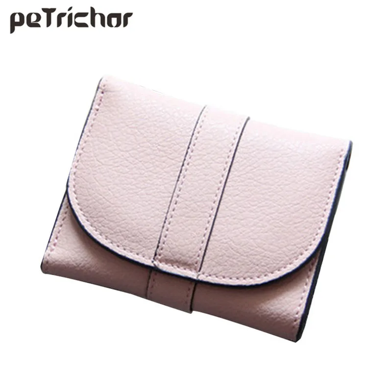 2020 женские кожаные кошельки Модный женский короткий клатч сменный кошелек на