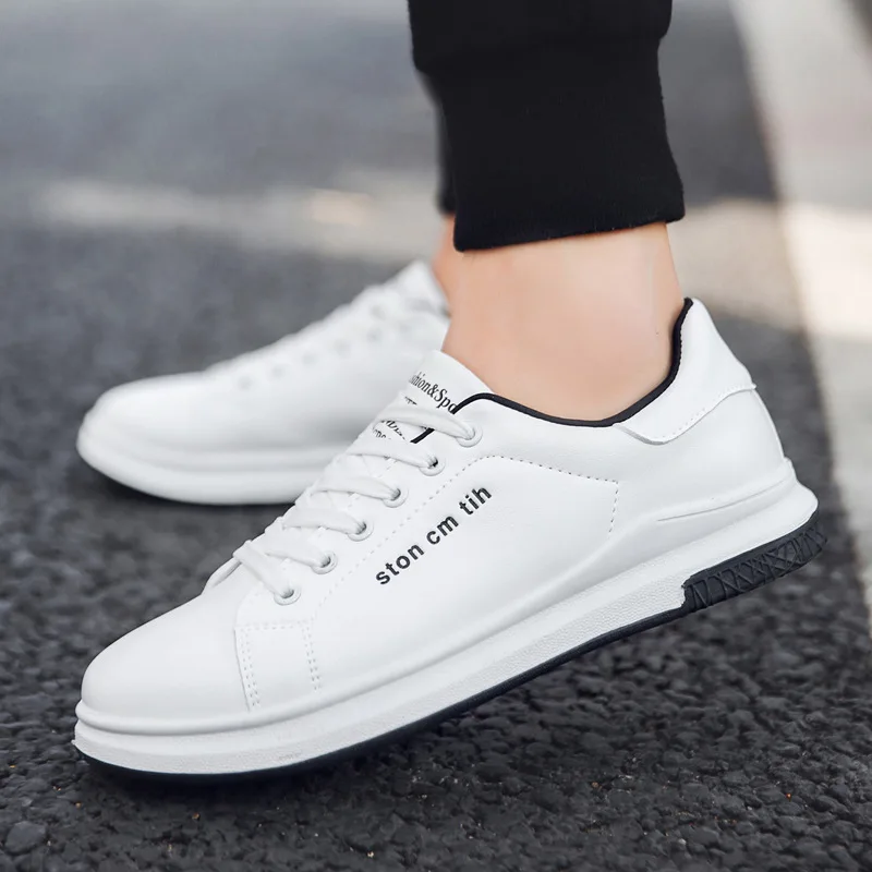 2019 new style students small white shoes Korean fashionable men's casual fashion wholesale | Обувь