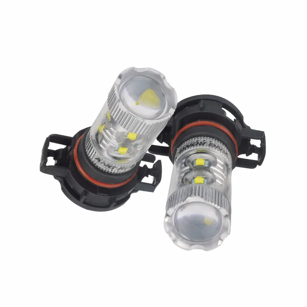 ANGRONG 2 шт. H16 PS19W 5202 9009 50 Вт светодиодный ные лампы для фар белого цвета (CA301)|xenon