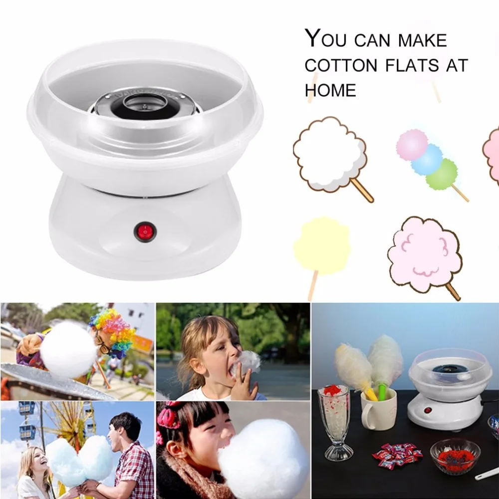 Электрическая машина для производства сладких хлопковых конфет DIY сахарной нити