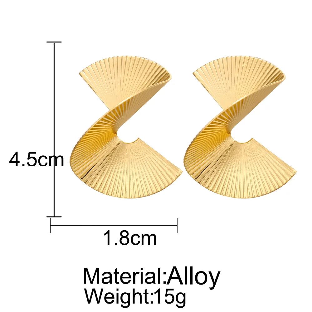RLOPAY персонализированные панк стиль Модные Асимметричные спиральные