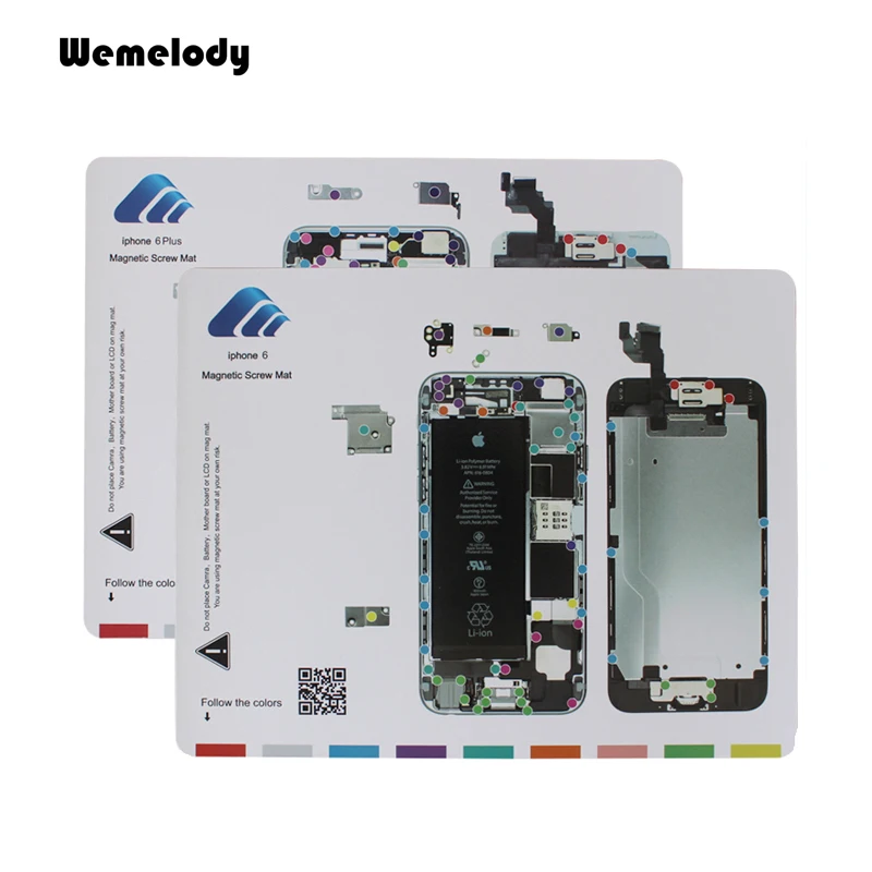 Профессиональный магнитный коврик для работы с винтами iPhone 4 iphone 4S 5 5S 5c 6s 6 Plus