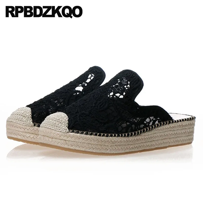 Большой Размеры плюс шлепанцы без задника с открытыми пальцами Дизайнерские