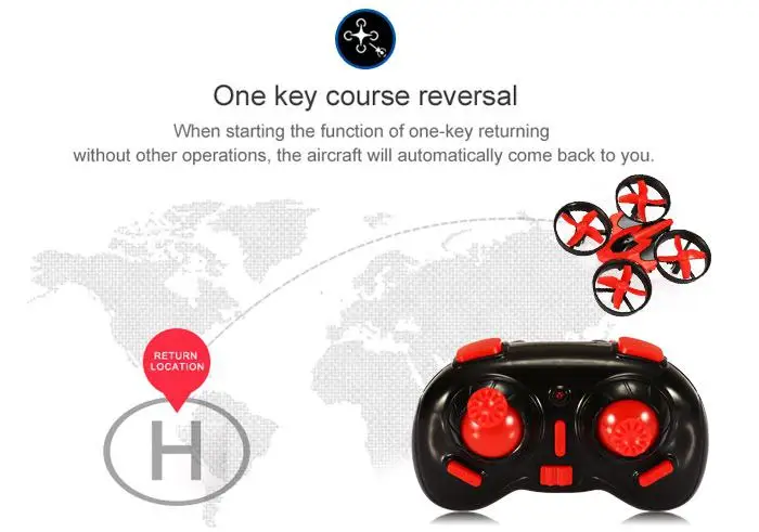 NIHUI NH 010 RC дроны 2 4 г 6CH 6 осевой гиростабилизированный мини скоростной