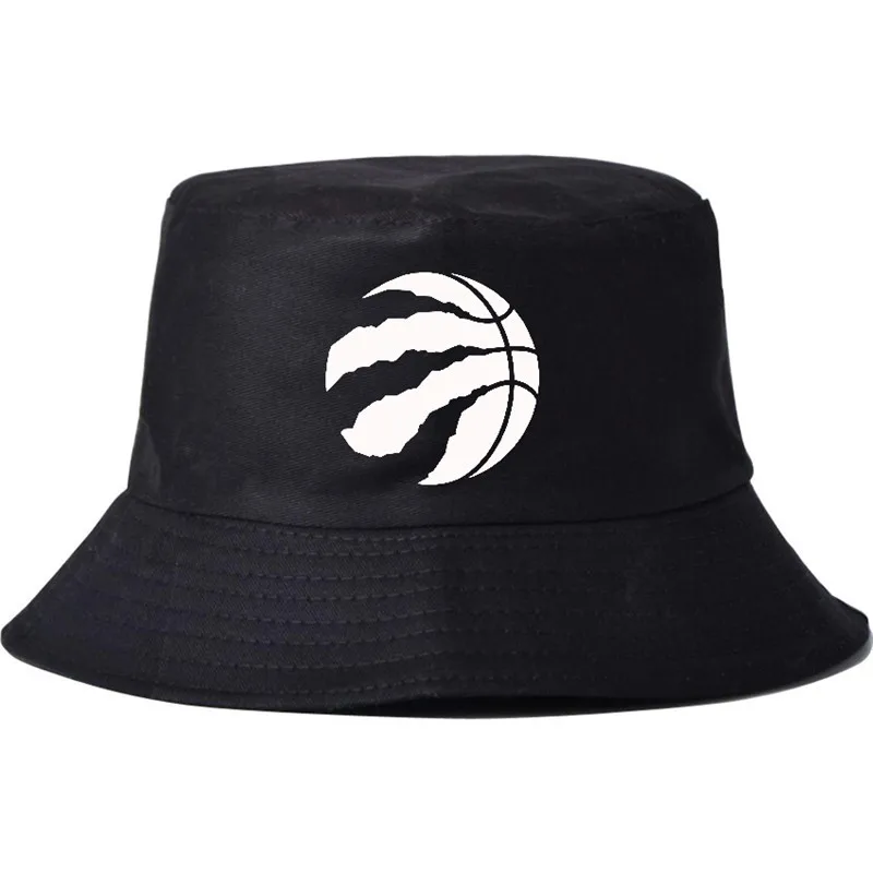 Женская и мужская Трикотажная шапка-ведро Raptors Панама с принтом плоский козырек