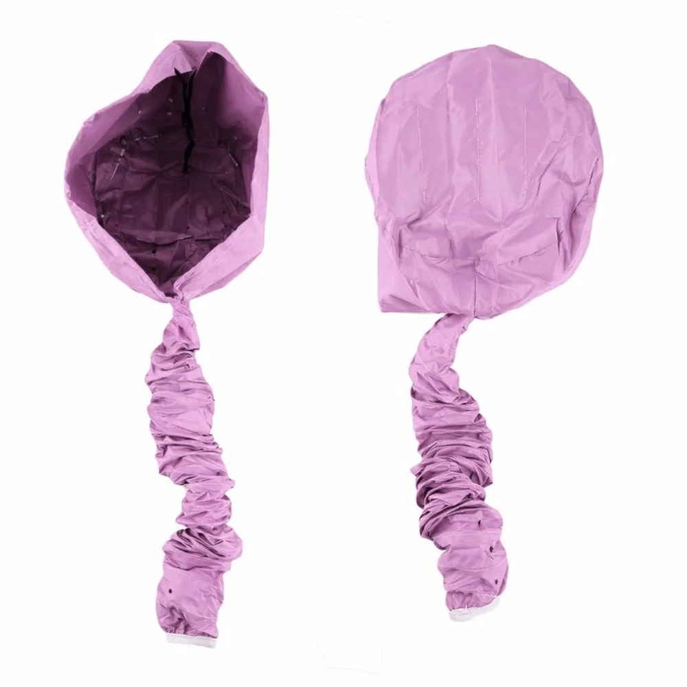 Удобный домашний портативный фен для волос, шапка, мягкое соединение капота, уход за волосами, большая легкая Кепка, серебристо-розовая