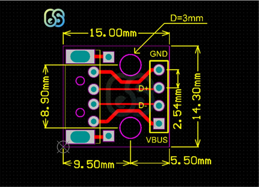 5 шт. Мини Micro USB Для DIP адаптер конвертер тип A Женский Мужской USB адаптер 2,54 мм Печатная плата Разъем DIY Электронный