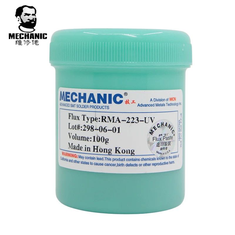 MECHANIC синяя сварочная паста для пайки без содержания свинца и NC 559 ASM 100 г|welding paste|flux