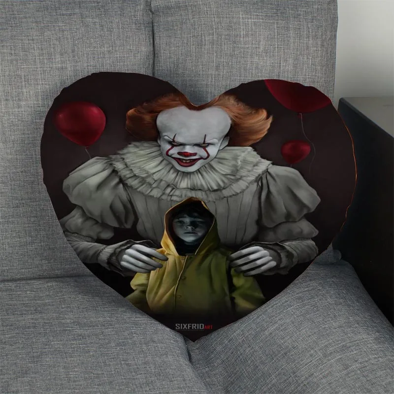 Пользовательские Стивен Кинг это Pennywise Сердце Наволочки на заказ молнии наволочки свадебные для дома или офиса, Декоративные 1 шт. на заказ - Цвет: 13