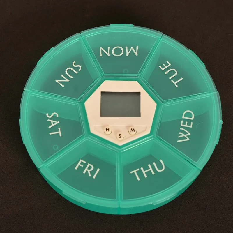 Умный чехол для таблеток с напоминанием о времени герметичный Повседневная