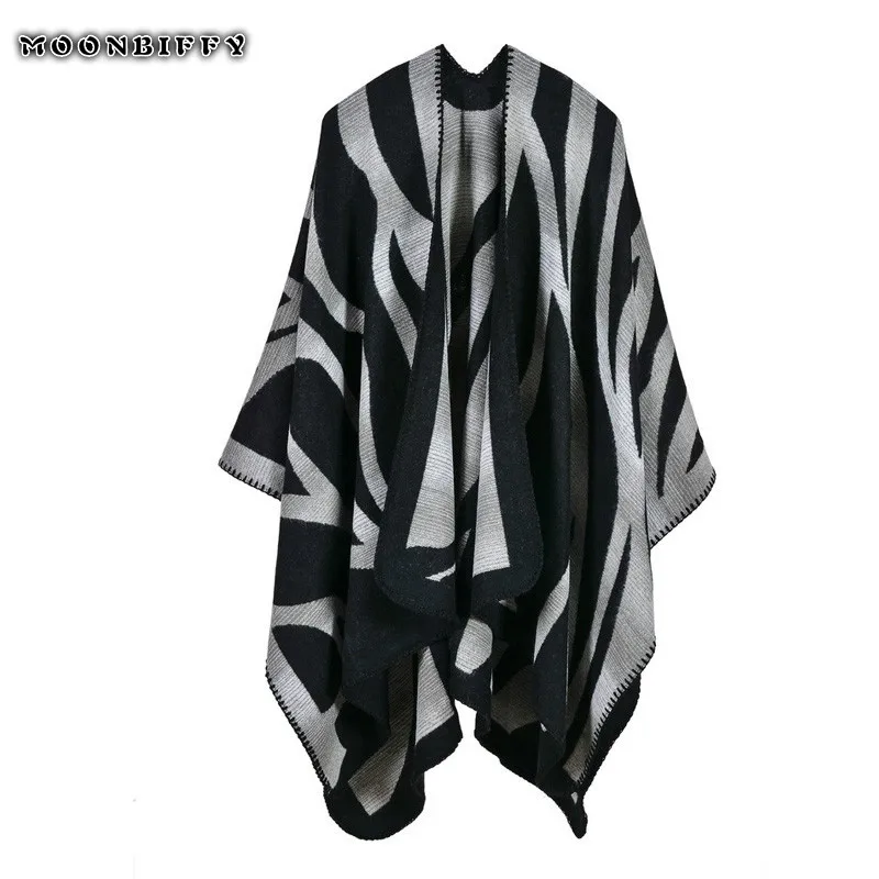 Шарф кашемировый женский зимний в полоску | Мать и ребенок