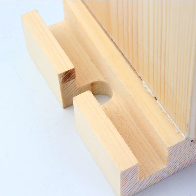 Etmakit 1 шт. держатель для мобильного телефона настенный кронштейн деревянная