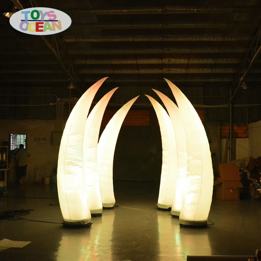 Для свадьбы или украшение для отеля надувная осветительная цвета слоновой кости
