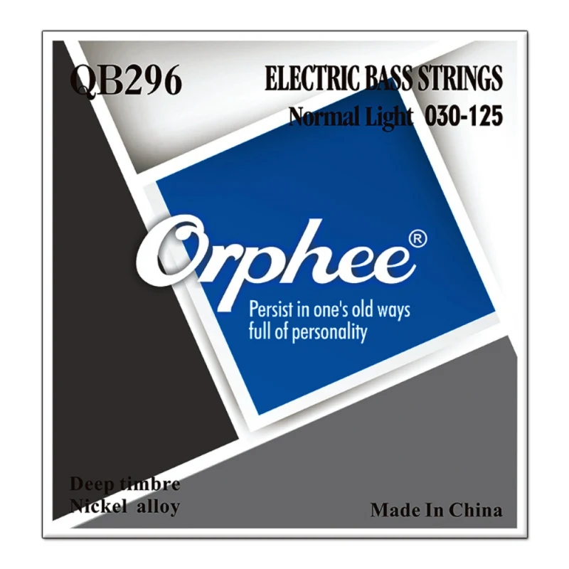 QB296 Orphee QB серия электрическая бас гитара струны ремонтный инструмент металлический струнный для 4 5 6 музыка бас гитара струны Запчасти Аксессуары - Цвет: QB296