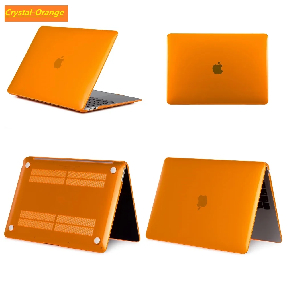 Прозрачный жесткий чехол для ноутбука всех Apple Macbook Air Pro Retina 11 12 13 15 с/без сенсорной