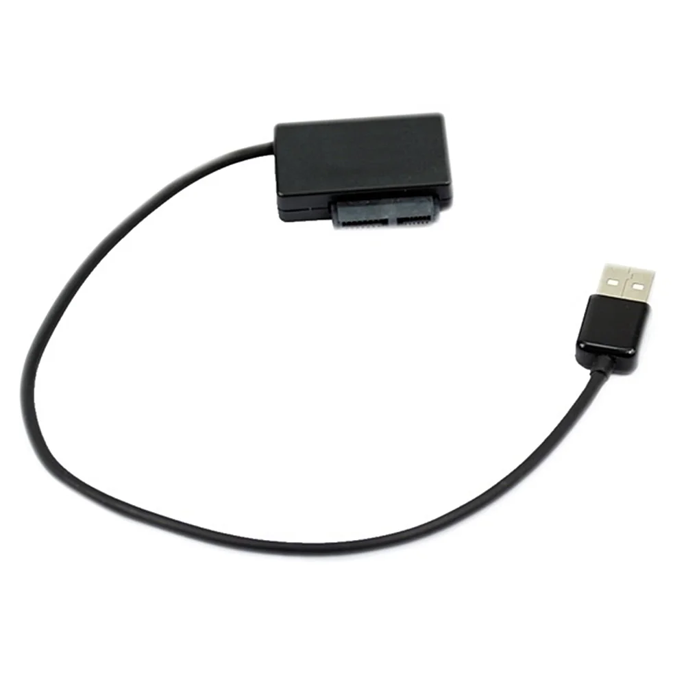 Высокоскоростной USB 2 0 кабель адаптер для SATA Slimline ноутбука CD DVD ROM привод Кабель