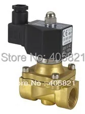 

N/O 3/8" Electric Solenoid Valve Water Air,Brass Valve 2W040-10K,AC220V DC12V