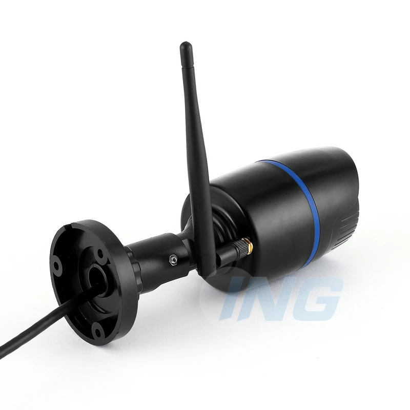 H.265 WIFI 1920x1080 P 2.0MP Водонепроницаемая цилиндрическая ip-камера 24LED ночное видение