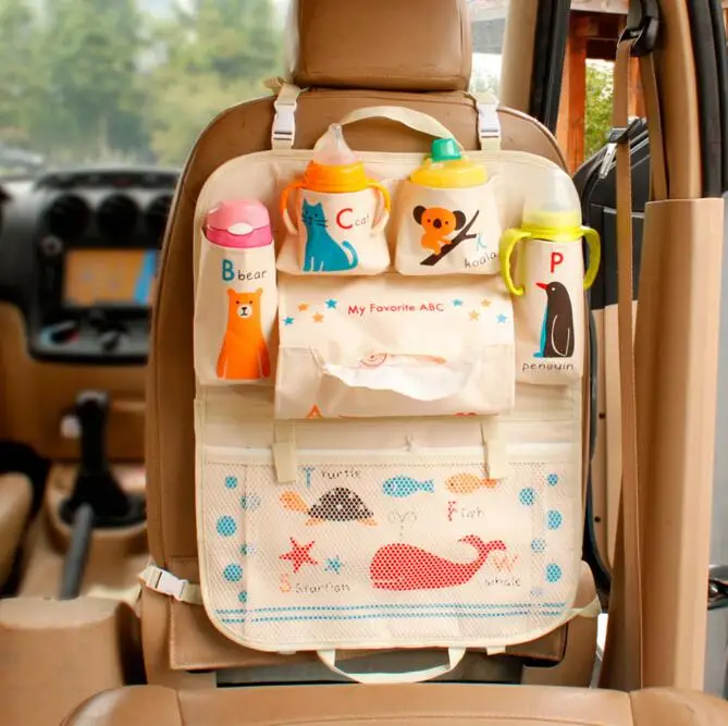 Сумка Органайзер на заднее сиденье автомобиля с мультяшным рисунком|back seat storage|seat