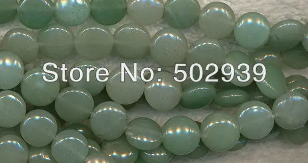 Tube Heishe Green Aventurine Beads 10mm coin15strands/lot | Украшения и аксессуары