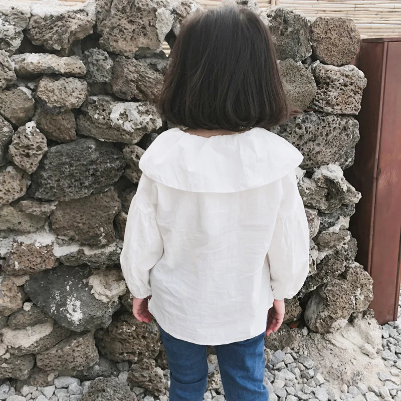 Детская блузка с длинным рукавом из хлопка|girls blouse|girls school shirtsgirls blouses children |