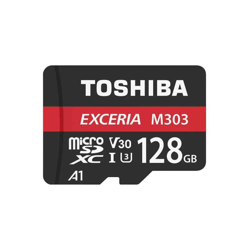 m303-128GB Оригинальная карта памяти 16 ГБ 32 ГБ U1 класс 10 SDHC TOSHIBA Micro SD карта 64 Гб 128 ГБ SDXC U3 V30 4K TF карта Microsd для телефона - Емкость: m303-128GB