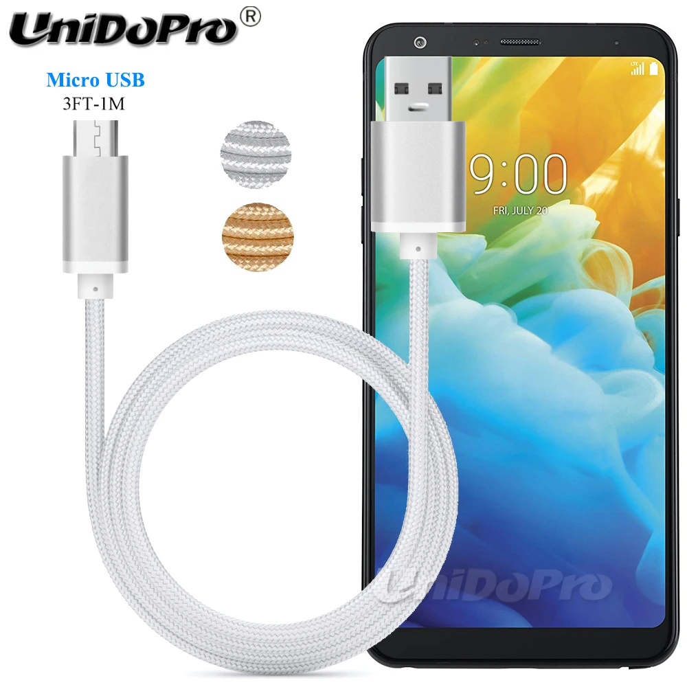 3 фута микро USB быстрое зарядное устройство для LG Candy Stylo Plus (TP450) K10 Pro (M400DF) (LS777/M470/)