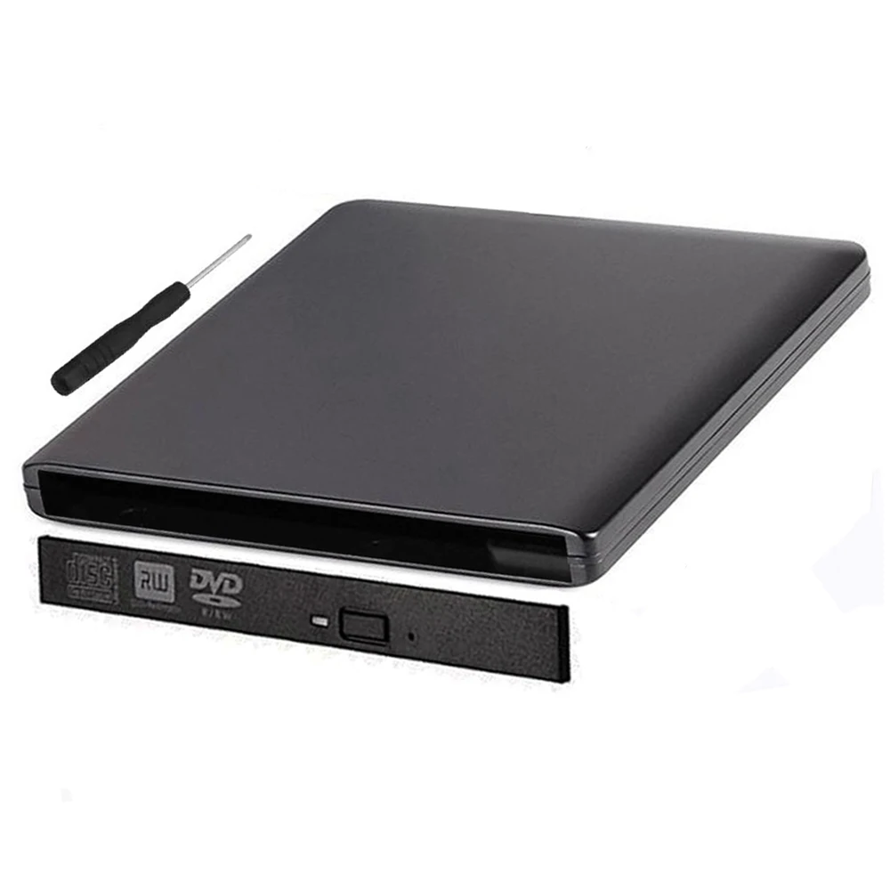 Чехол с кабелем типа C USB 3 1 Внешний DVD Rom корпус 12 7 мм SATA Корпус для CD RW ноутбука без