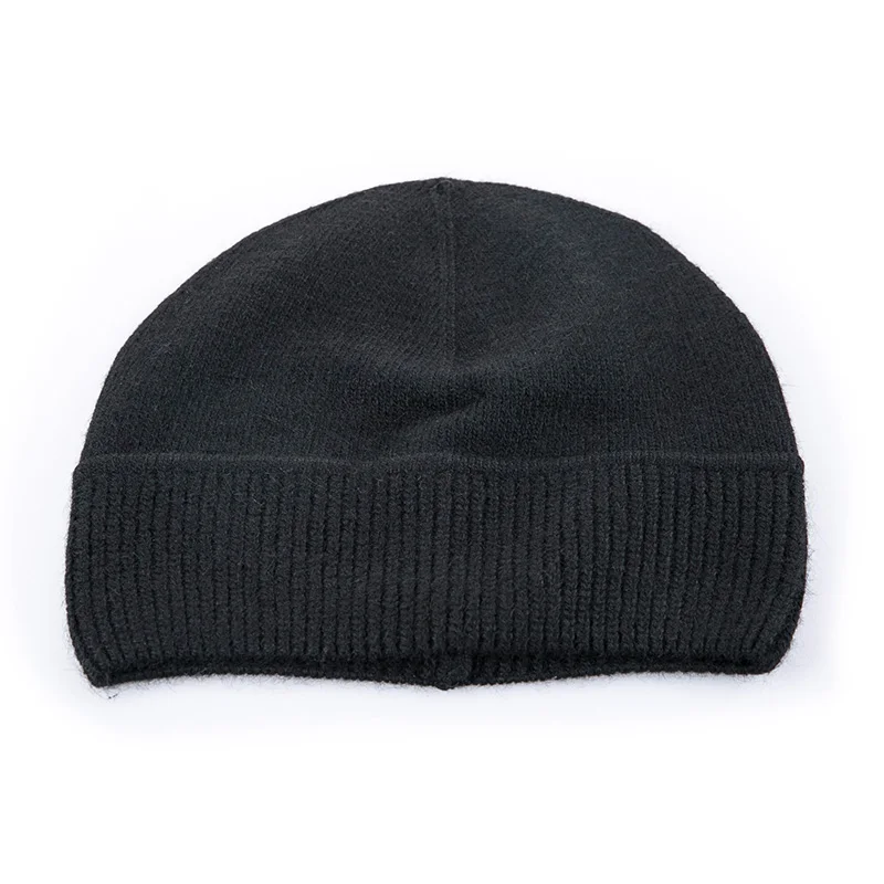 Black One Size Sedancasesa, классические черные вязаные мужские шапки, теплые зимние мужские шапки, шерстяные мягкие шапочки Skullies Beanies для мужчин, новая мода - Цвет: Black One Size