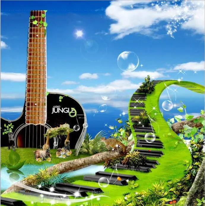 Художественный принт пианино шторы постельные принадлежности Гостиная или