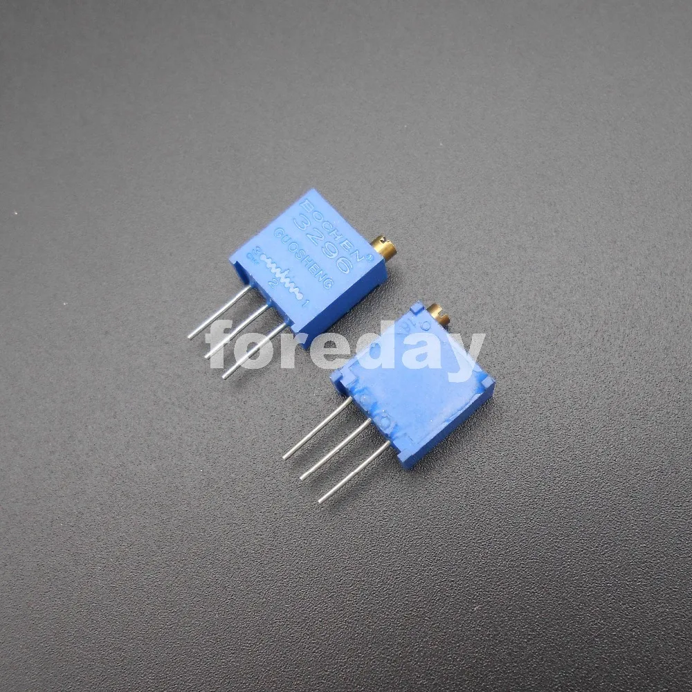 

100PCS adjustable Trim Pot Potentiometer 3296W 3296 100 500 101 201 501 102 202 502 103 203 503 104 204 504 105 205 *FD645-660