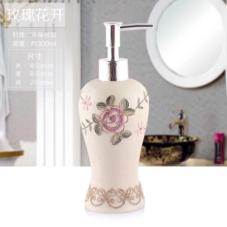 

European banquet emulsion bottle hotel hand washing liquid pressure bottle shampoo bath lotion bottle DIY empty bottle