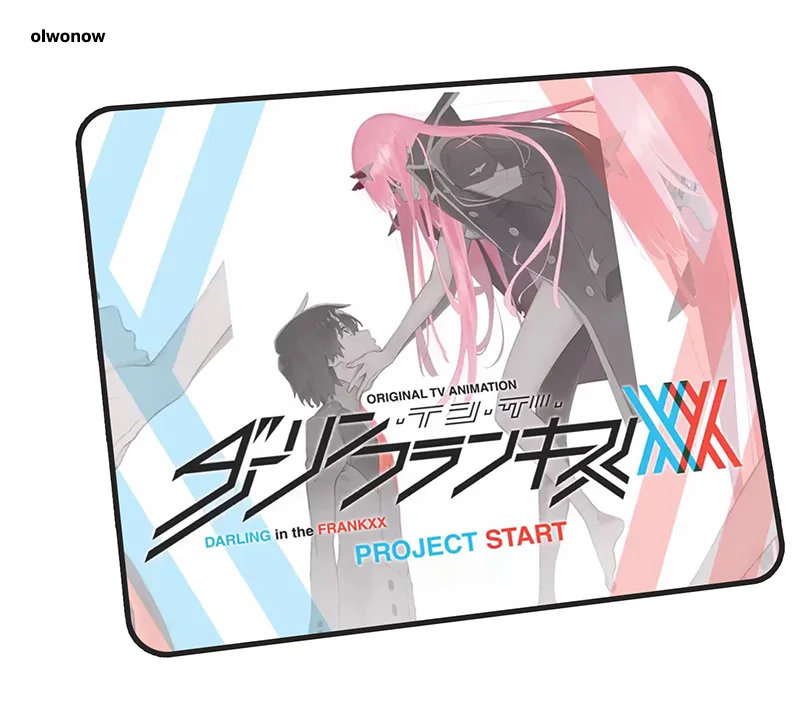 Darling в franxx коврик для мыши геймер 3d 35x30 см ноутбук с алюминиевым корпусом игровой