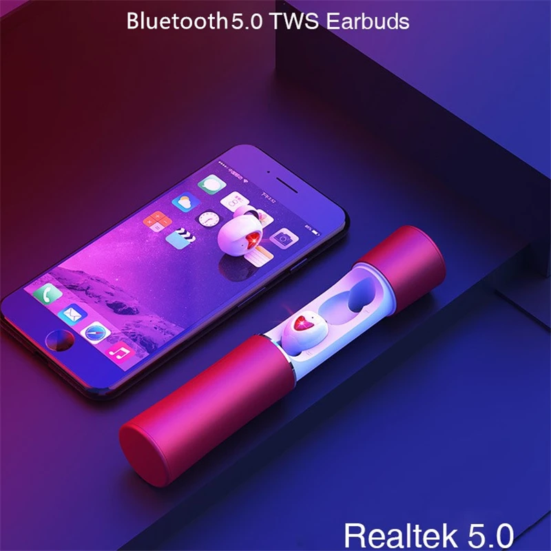 TWS TW20 наушники Bluetooth 5 0 беспроводные спортивные 3D стерео звук с портативным