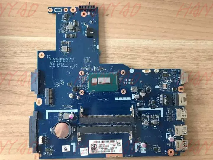 

LA-B092P For Lenovo B50-70 Laptop Motherboard mainboard DDR3 i3 cpu ddr3 100% tested