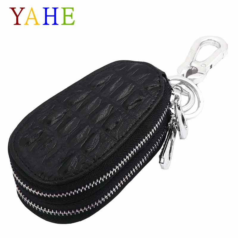 YaHe крокодил ключа автомобиля кошельки для мужчин и женщин из натуральной