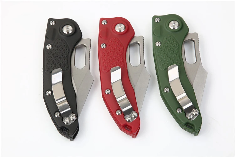 Складной нож Miker Stitch Flipper тактическая ручка из нейлона и стекловолокна D2 для