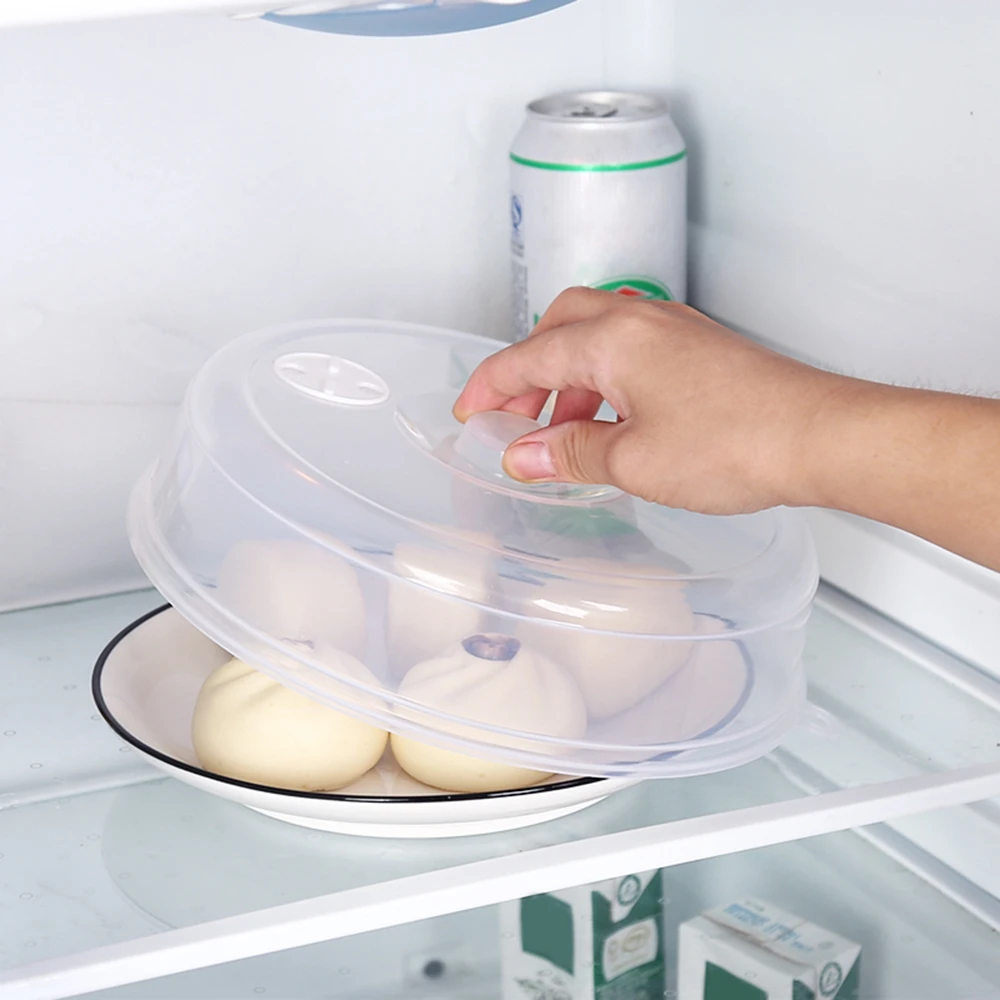 Microwave Cooking Plate Cover Food Dish Lid Ventilated Steam Vent For Kitchen | Дом и сад