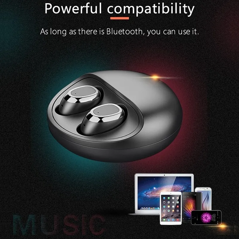 Новые Bluetooth 5 0 наушники с кристально чистым микрофоном беспроводные бинауральные