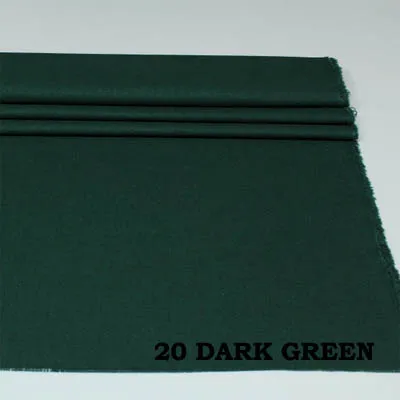 20 dark green Хлопок/лен ткани темно-красный фиолетовый оливковый зеленый коричневый верблюд сплошной цвет для DIY Декор Одежда Платье подушки ручной работы Текстиль - Цвет: 20 dark green