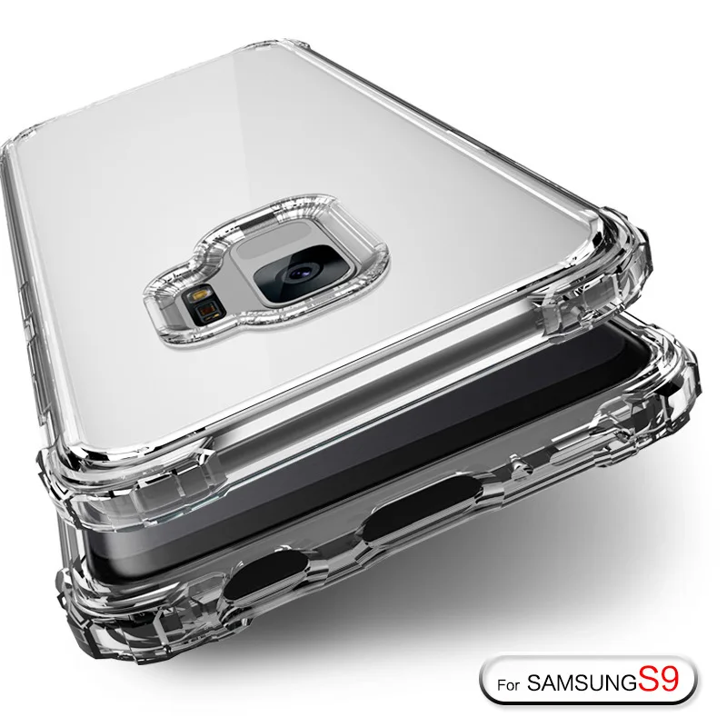 Ascromy для Galaxy S9 плюс Чехол Мягкий Бампер ТПУ Slim PC Защитный чехол КРЫШКА ДЛЯ Samsung S9Plus